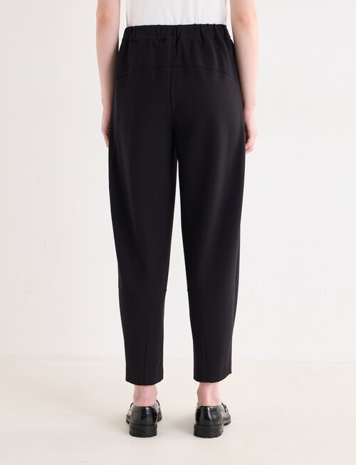 Jigsaw Nova Cocoon Ponti Pant, Black product photo View 02 L