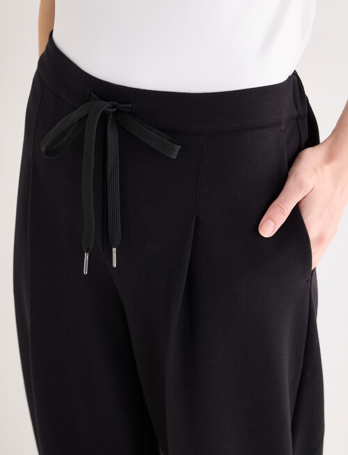 Jigsaw Nova Cocoon Ponti Pant, Black product photo View 04 L