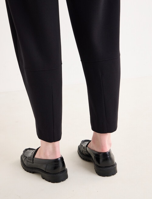 Jigsaw Nova Cocoon Ponti Pant, Black product photo View 07 L