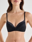 Acapella Georgia Wirefree Bra, Black, B-D product photo