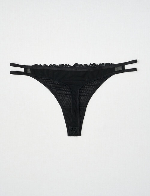 Acapella Georgia G-String, Black product photo View 02 L