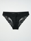 Acapella Georgia Hi Cut Brief, Black product photo View 02 S