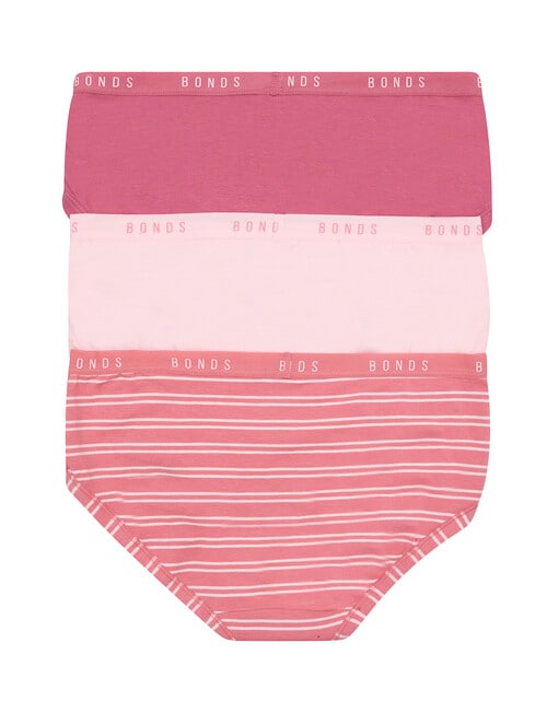 Bonds Cottontails Midi Brief, 3-Pack, Blue Stripe product photo View 02 L
