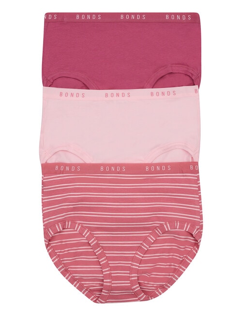 Bonds Cottontails Full Brief, 3-Pack, Pink Stripe product photo