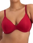 Bonds Bases Scoop Underwire Bra, Cherry Wine, A-G product photo