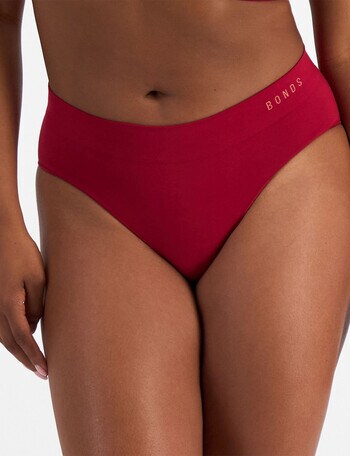 Bonds Seamless Midi Brief, Cherry Wine product photo