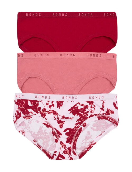 Bonds Cottontails Midi Briefs, 3-Pack, Petal Mirage product photo