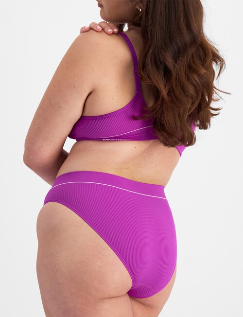 Bonds Retro Rib Hi Bikini Brief, Hyper Purple product photo View 03 L