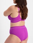 Bonds Retro Rib Hi Hi Brief, Hyper Purple product photo View 03 S