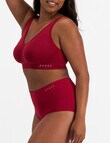 Bonds Seamless Full Brief, Cherry Wine product photo View 02 S