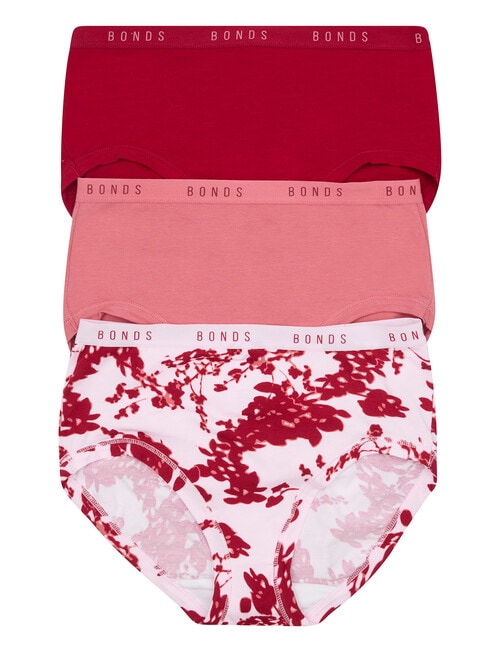 Bonds Cottontails Full Brief, 3-Pack, Petal Mirage product photo