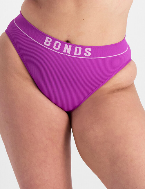 Bonds Retro Rib Hi Bikini Brief, Hyper Purple product photo