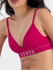 Bonds Retro Rib Wirefree Tee Bra, Granita product photo View 02 S
