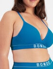 Bonds Retro Rib Wirefree Tee Bra, Neptune Sky product photo View 02 S