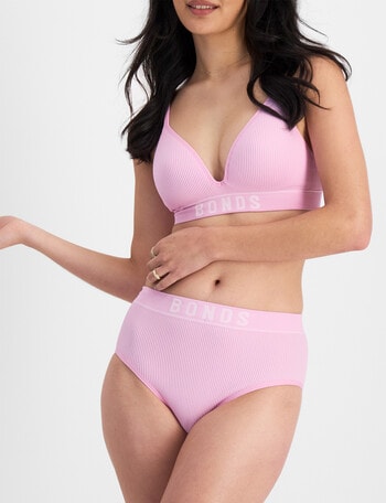 Bonds Retro Rib Hi Hi Brief, Lilac Wine product photo