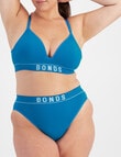 Bonds Retro Rib Wirefree Tee Bra, Neptune Sky product photo View 04 S