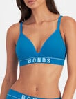 Bonds Retro Rib Wirefree Tee Bra, Neptune Sky product photo View 06 S