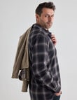 Chisel Flannel Long Sleeve Shirt, Black product photo View 06 S