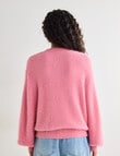 Zest Feather Knit Sweater, Pale Pink product photo View 02 S