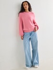 Zest Feather Knit Sweater, Pale Pink product photo View 03 S