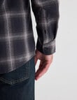 Chisel Flannel Long Sleeve Shirt, Black product photo View 05 S