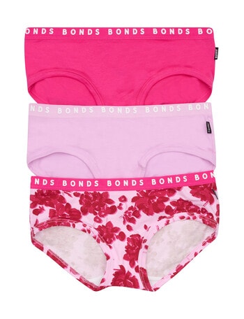 Bonds Hipster Boyleg Brief, 3-Pack, Romantic Bloom product photo