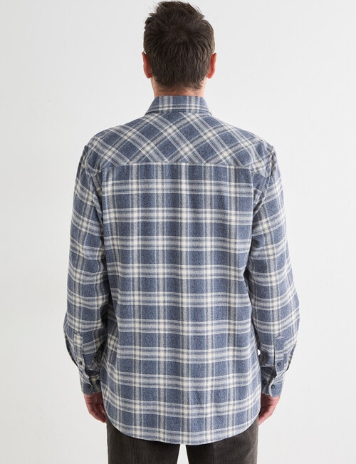 Chisel Flannel Long Sleeve Shirt, Light Blue product photo View 02 L