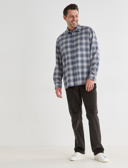 Chisel Flannel Long Sleeve Shirt, Light Blue product photo View 03 L