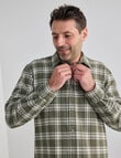Chisel Flannel Long Sleeve Shirt, Khaki product photo