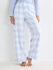 Mineral Sleep Check Flannel Pant, Pale Blue product photo