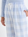 Mineral Sleep Check Flannel Pant, Pale Blue product photo View 04 S
