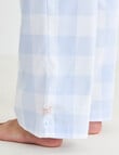 Mineral Sleep Check Flannel Pant, Pale Blue product photo View 06 S