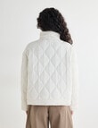 Zest Quilted Puffer Jacket, Stone product photo View 02 S