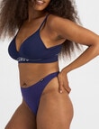 Bonds Match Its Seamless Hi Gee Brief, Deep Denim product photo View 02 S