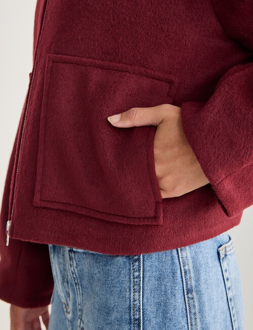 Zest Patch Pocket Jacket, Port product photo View 05 L