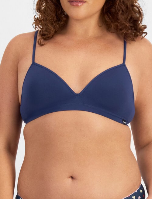 Bonds Match Its Wirefree Bra, Deep Denim product photo