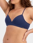 Bonds Match Its Wirefree Bra, Deep Denim product photo View 02 S