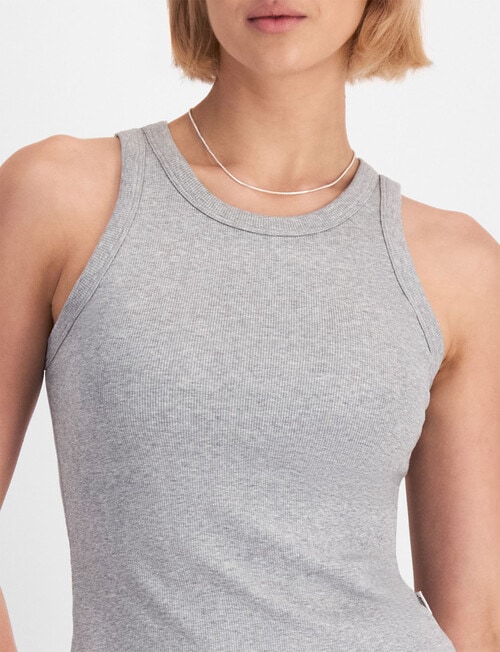 Bonds Rib Bra Tank Top, Electric Marle product photo