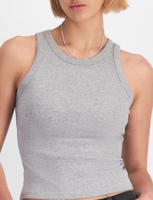 Bonds Rib Bra Tank Top, Electric Marle product photo View 03 L