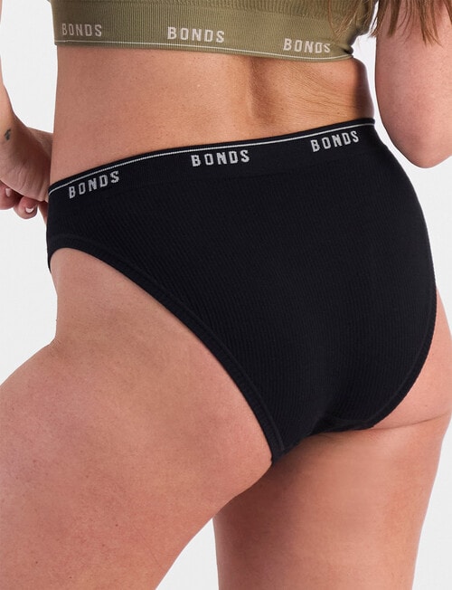 Bonds Originals VBR Rib Hi Bikini Brief, Black product photo View 03 L