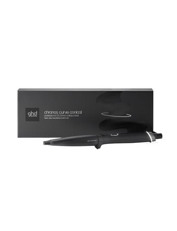 ghd Chronos Curve Conical Wand Hair Curler, Black product photo
