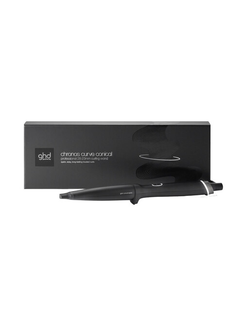 ghd Chronos Curve Conical Wand Hair Curler, Black product photo