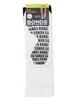 Bonds Grip 1/2 Crew Sock, 2-Pack, White & Black product photo
