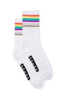 Bonds Pride Crew Socks, 1-Pack, White product photo View 02 S