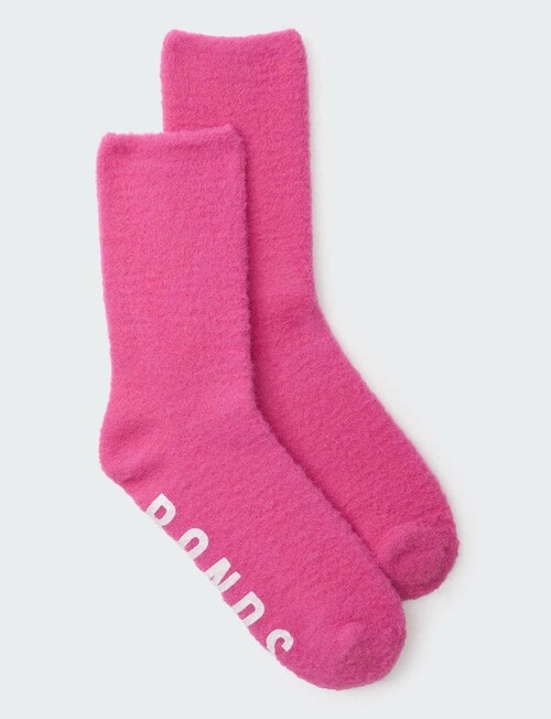 Bonds Pillow Feet Crew Sock, 1-Pack, Love Letter product photo View 02 L