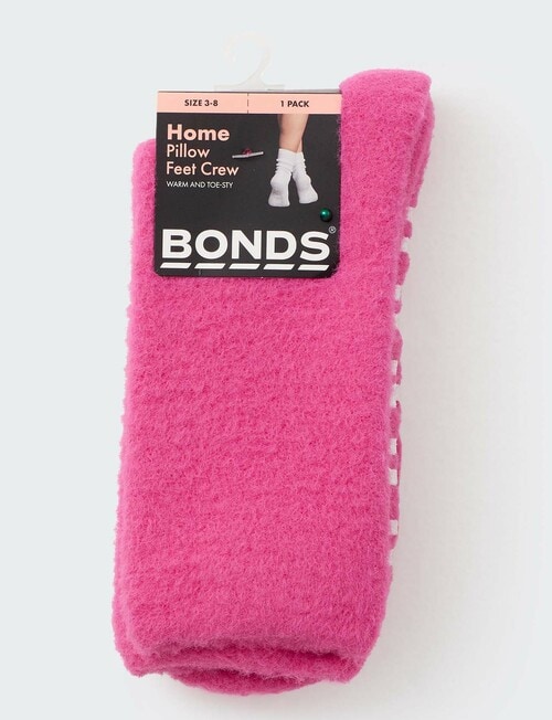 Bonds Pillow Feet Crew Sock, 1-Pack, Love Letter product photo View 04 L