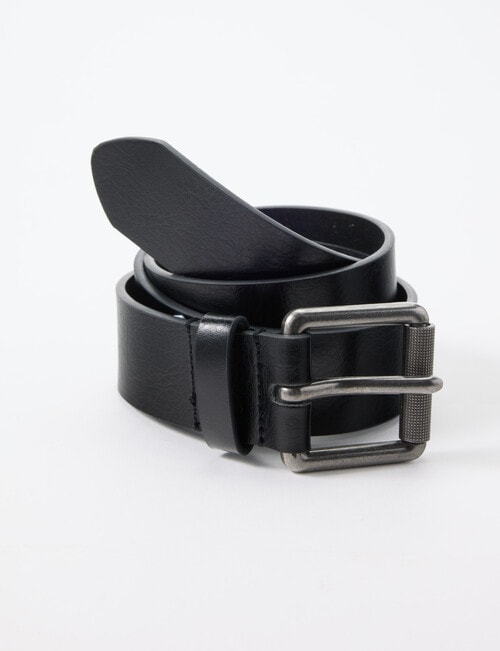 L+L Roller Jeans Belt, Black product photo