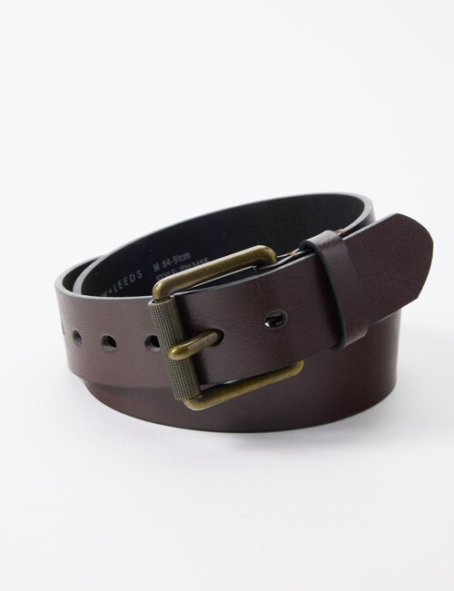 L+L Roller Jeans Belt, Brown product photo View 02 L