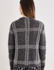 Jigsaw Gridlock Sweater, Charcoal product photo View 02 S