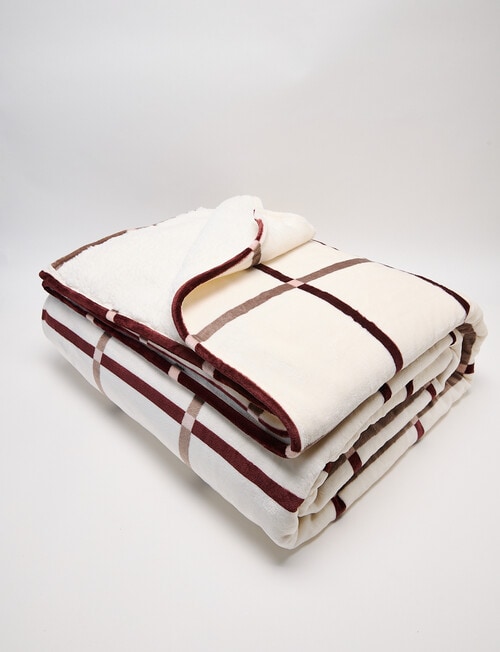 Haven Merit Fleece Sherpa Blanket product photo View 03 L